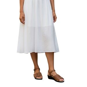 Easy Spirit Women's Brown Woven Sandals with Ankle Strap size 9.5W